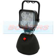 12v/24v ECCO EW2461 5 LED Portable Rechargeable Square Magnetic Mount Work Lamp/Light